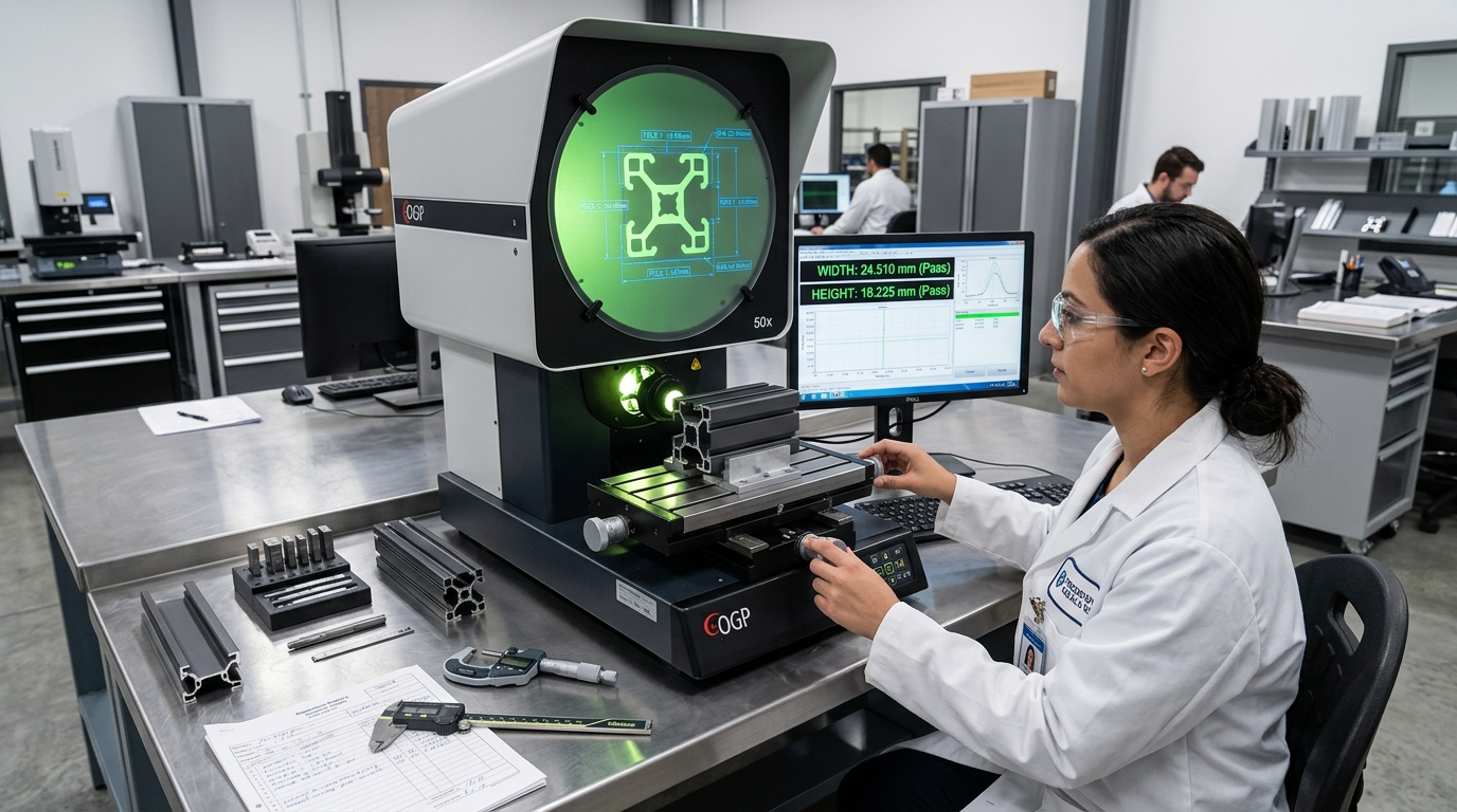 Optical Profile Projector and Metrology System